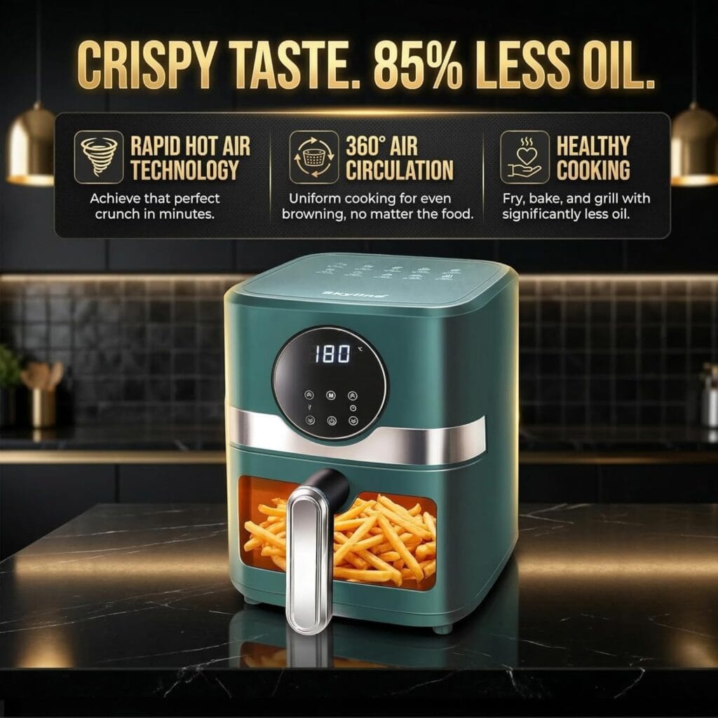 Skyline Air Fryer Review 2026 – Best Budget Air Fryer for Healthy Cooking?