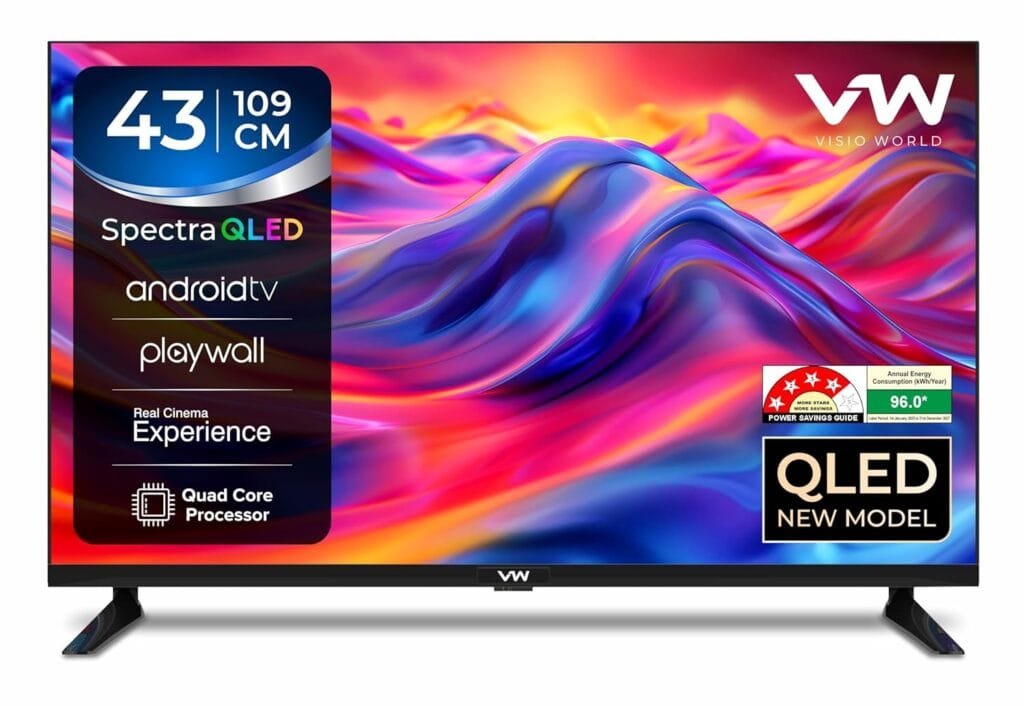 VW 43 Inch Spectra Series Full HD Smart QLED Android TV Review