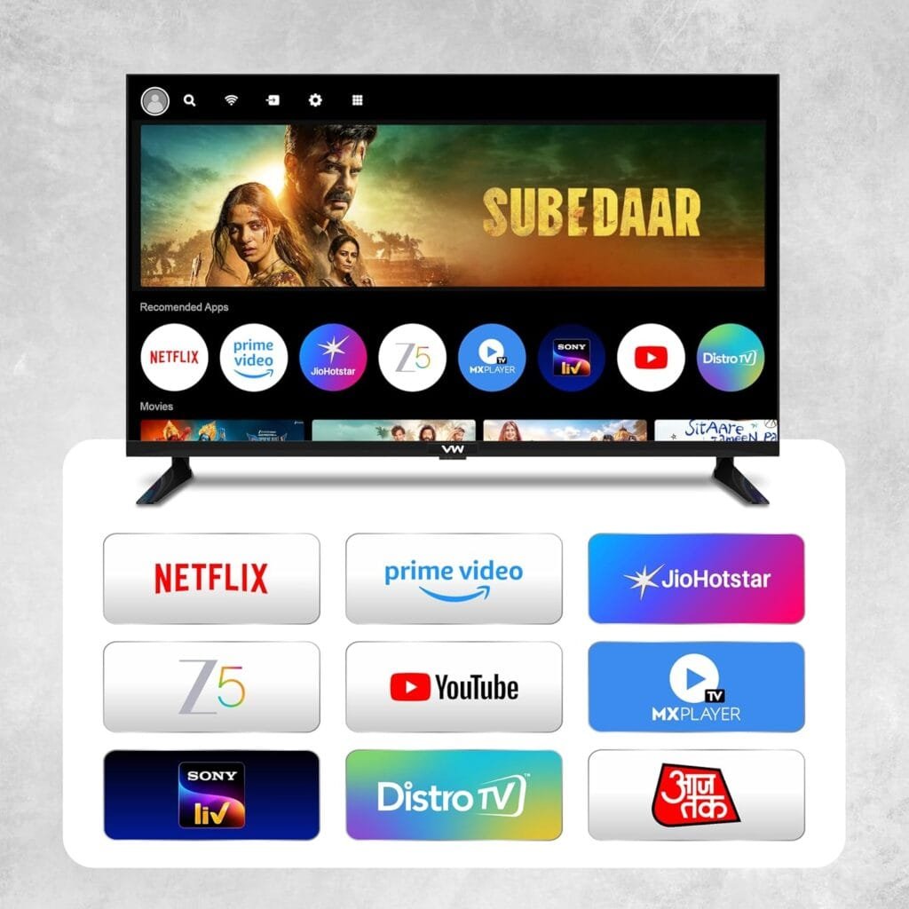 VW 43 Inch Spectra Series Full HD Smart QLED Android TV Review