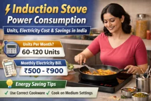 induction stove power consumption