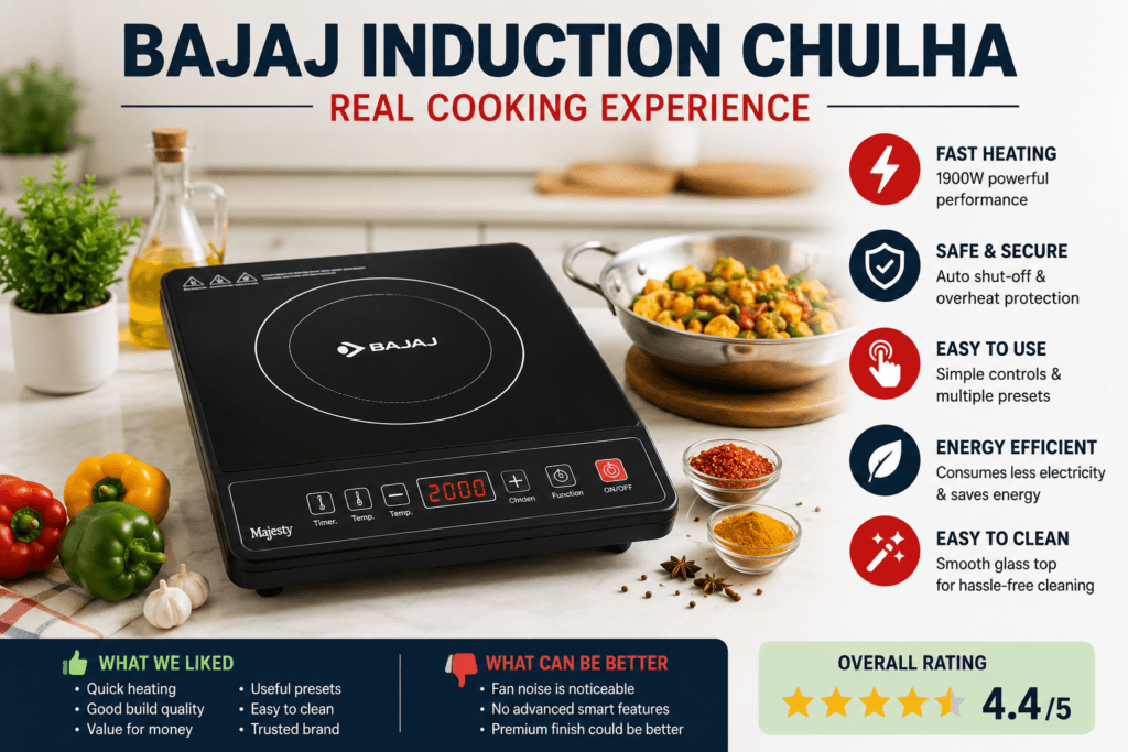 Bajaj Induction Chulha Review 
