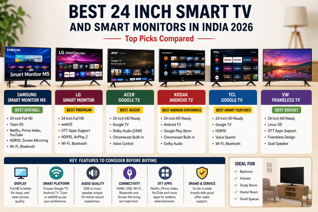 24 Inch Smart TV Buying Guide and Comparison