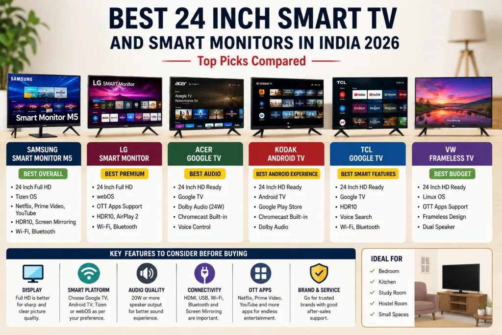 24 Inch Smart TV Buying Guide and Comparison