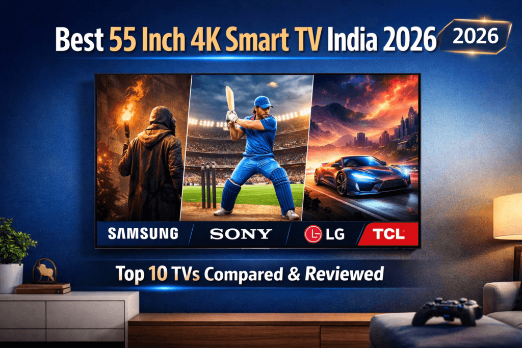 55 Inch 4K Smart TV India 2026