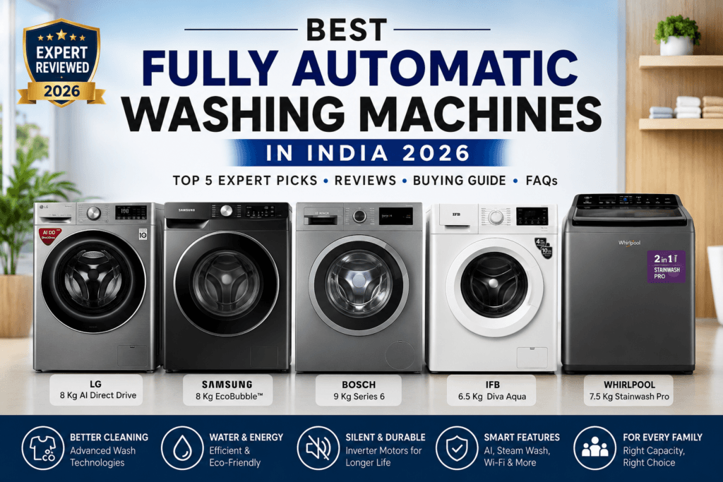 fully automatic washing machine India 2026