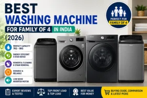 best washing machine for family of 4 India