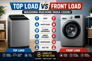 top load vs front load washing machine India