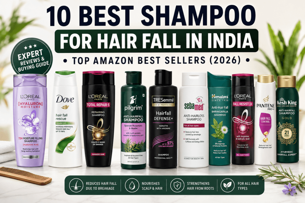 best shampoo for hair fall in India