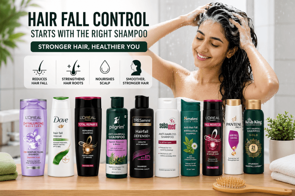 best shampoo for hair fall in India