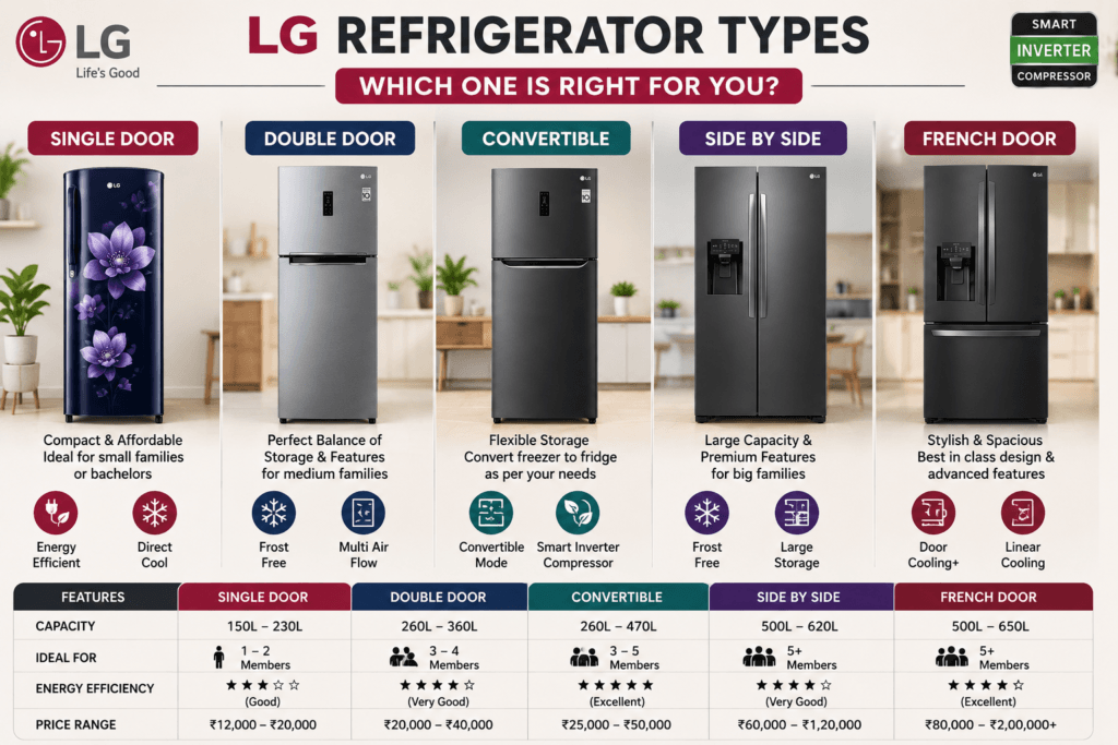 Best LG Refrigerator in India