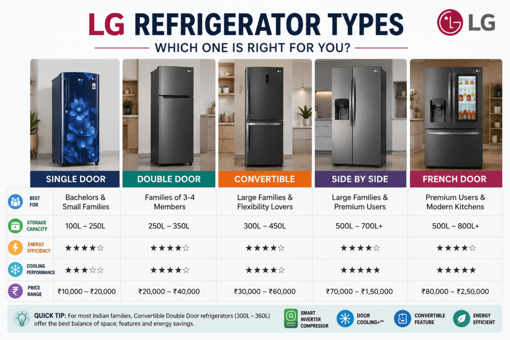 Best LG Refrigerator in India