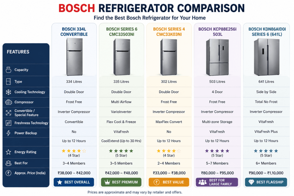 bosch refrigerator
