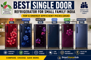 single door refrigerator for a small family in India