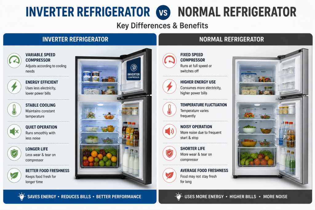 Advantages of Inverter Refrigerator